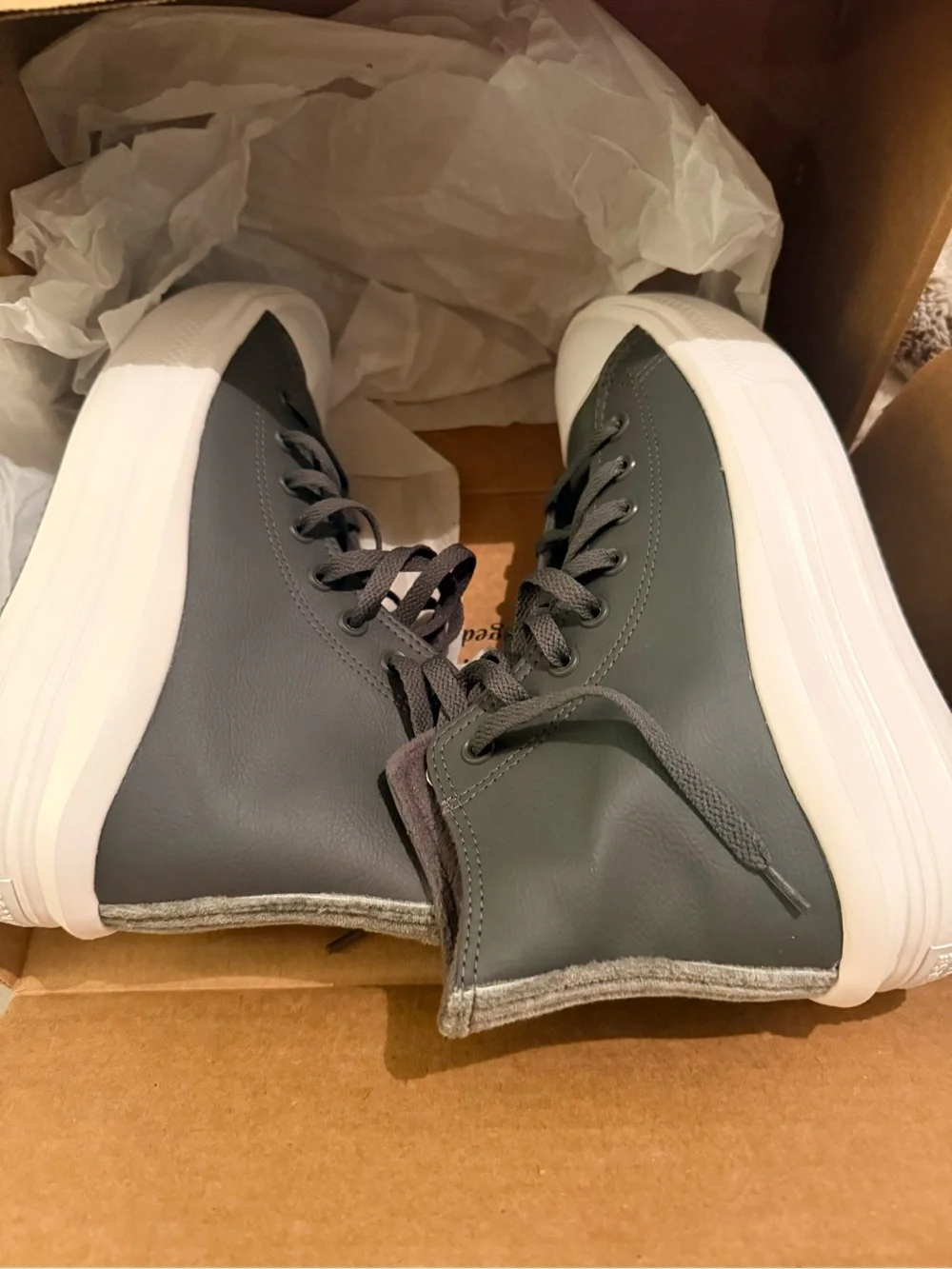 Converse Chuck Taylor All Star Move Cozy Utility Sneakers Iron Grey Platform
